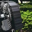 Portable Five Solar Folding Panels Power Bank w/ Compass | https://www.bestnamebadges.com