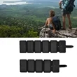 Portable Five Solar Folding Panels Power Bank w/ Compass | https://www.bestnamebadges.com