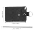 RFID Blocking ID Holder Keychain Lanyard Portable Wallet | https://www.bestnamebadges.com