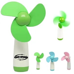 Mini Battery Powered Soft Foam Blades Outdoor Handle Fan