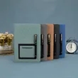 A5 Multifunctional Business Gift Cover Pocket Notebook | https://www.bestnamebadges.com