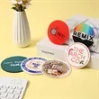 Fully Printing Round Acrylic Coasters | https://www.bestnamebadges.com