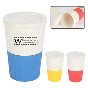 16OZ Wheat Straw Coffee Mug | https://www.bestnamebadges.com