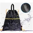 Waterproof Drawstring Gym Backpack With Zipper | https://www.bestnamebadges.com