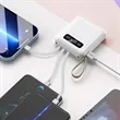 12000mAh Portable Fast Power Chargers with Built-in Cable | https://www.bestnamebadges.com