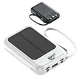 10000mAh Outdoor Mini Solar Power Banks with Built-in Cable | https://www.bestnamebadges.com