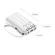 10000mAh Outdoor Mini Solar Power Banks with Built-in Cable | https://www.bestnamebadges.com
