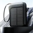 10000mAh Outdoor Mini Solar Power Banks with Built-in Cable | https://www.bestnamebadges.com