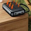 10000mAh Outdoor Mini Solar Power Banks with Built-in Cable | https://www.bestnamebadges.com