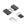 10000mAh Outdoor Mini Solar Power Banks with Built-in Cable | https://www.bestnamebadges.com