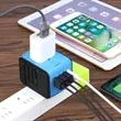 Universal International Travel Power Plug Adapter Charger | https://www.bestnamebadges.com