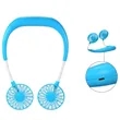 Custom Hands Free Portable Neck Fans | https://www.bestnamebadges.com
