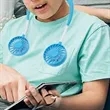 Custom Hands Free Portable Neck Fans | https://www.bestnamebadges.com