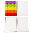 Spiral Bubble Push Pop Fidget Silicon Toy Notebook | https://www.bestnamebadges.com