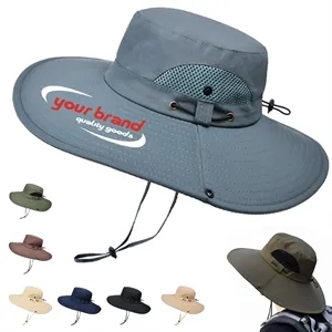 Custom Unisex Fishing Bucket Hat w/ Wide Brim