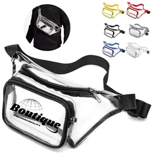 Clear Water-resistant Fanny Pack Belt Waist Bag