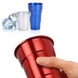 17oz. Custom Stackable Aluminum Cup Beer Mug | https://www.bestnamebadges.com