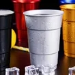 17oz. Custom Stackable Aluminum Cup Beer Mug | https://www.bestnamebadges.com