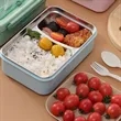 Compartment Leak Proof Bento Box Set w/ Cutlery | https://www.bestnamebadges.com