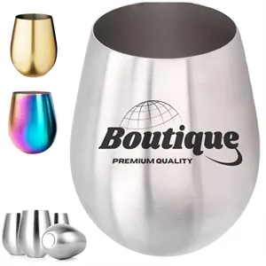 18oz Stainless Steel Wine Glass