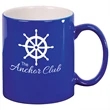 11 oz Ceramic Round LazerMug | https://www.bestnamebadges.com