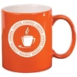 11 oz Ceramic Round LazerMug | https://www.bestnamebadges.com