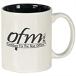 11 oz Ceramic Round LazerMug | https://www.bestnamebadges.com