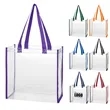 PVC Clear Tote Bag | https://www.bestnamebadges.com