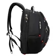 SwissDigital® PIXEL Front Reflectors Travel Backpack | https://www.bestnamebadges.com