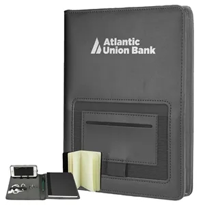 PU Fabric Portfolios w/ Front Pocket | https://www.bestnamebadges.com