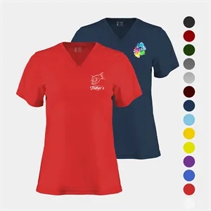 Women's Performance V-Neck T-Shirt with Set-In Sleeves