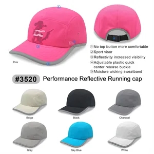 Quick Dry Reflective Safe Light Weight Running Cap