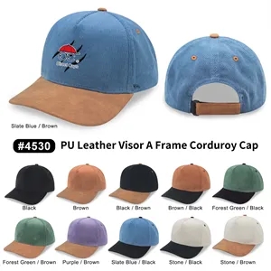 5 Panel Suede Corduroy Cap