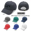 6 Panel Light Weight Relaxed Golf Hat, Dad Cap | https://www.bestnamebadges.com