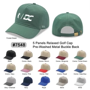 5 Panel Relaxed Golf Hat Dad Cap