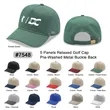 5 Panel Relaxed Golf Hat Dad Cap | https://www.bestnamebadges.com