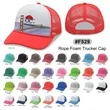 5 Panel Foam Mesh Back Trucker Cap w/Rope | https://www.bestnamebadges.com