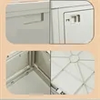 Foldable Stackable Plastic Storage Box Organizer With Lid | https://www.bestnamebadges.com