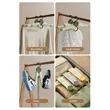 Portable Folding Travel Clothes Hanger Foldable Drying Rack | https://www.bestnamebadges.com