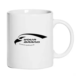 11OZ. White Ceramic Coffee Mug