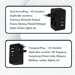 Worldwide International Universal Travel Plug Adapter | https://www.bestnamebadges.com
