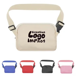Unisex Running Belt Crossbody Bag with Adjustable Strap