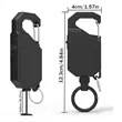 Heavy Duty Retractable Keychain with Carabiner | https://www.bestnamebadges.com