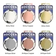 UV Printed Soccer Medals | https://www.bestnamebadges.com