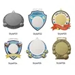 UV Printed Volleyball Medals | https://www.bestnamebadges.com