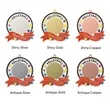 UV Printed Volleyball Medals | https://www.bestnamebadges.com