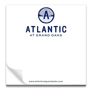 50 Page 3-1/2 x 3-1/2 Paper Note Pad w/ Magnet | https://www.bestnamebadges.com