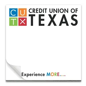 25 Page 3-1/2 x 3-1/2 Paper Note Pad w/ Magnet | https://www.bestnamebadges.com