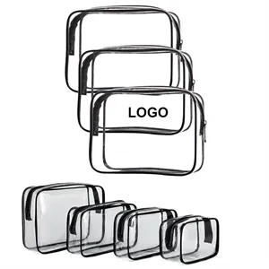 Clear PVC Cosmetic Bag | https://www.bestnamebadges.com