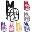 Small Clear PVC Backpack | https://www.bestnamebadges.com